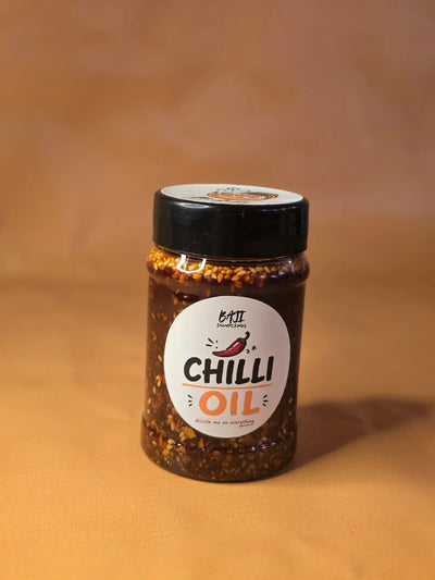 Baji Dumplings 200ml chilli oil jar